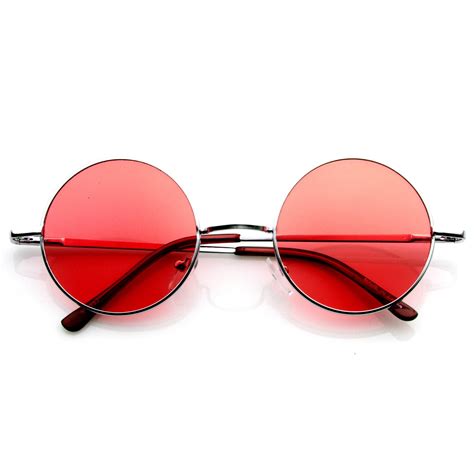 retro round metal sunglasses.